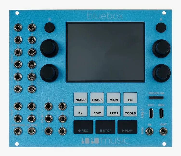 1010music bluebox Eurorack Edition, vue de dessus, photo 2