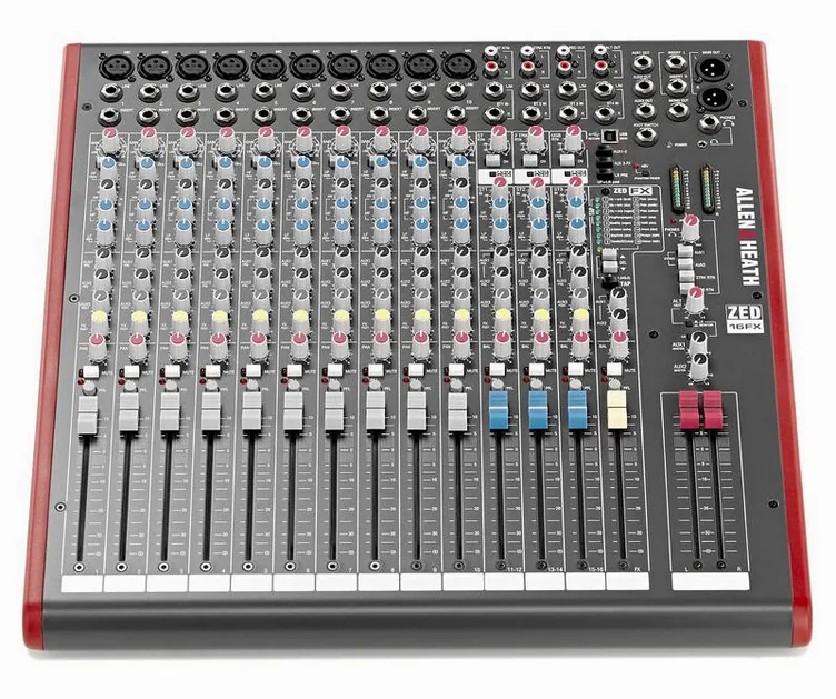 Allen & Heath ZED-16FX, potentiomètres, photo 2