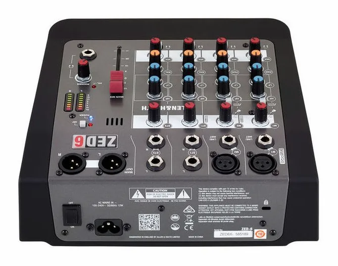 Allen & Heath ZED-6, vue de trois quarts, photo 4