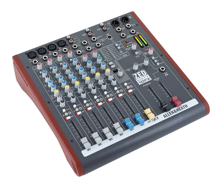 Allen & Heath ZED60-10FX, face arrière, photo 3