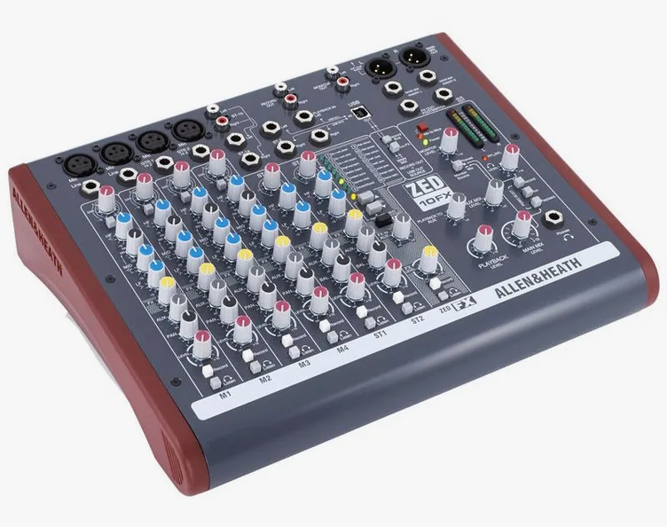 Allen & Heath ZED-10FX, potentiomètres, photo 3