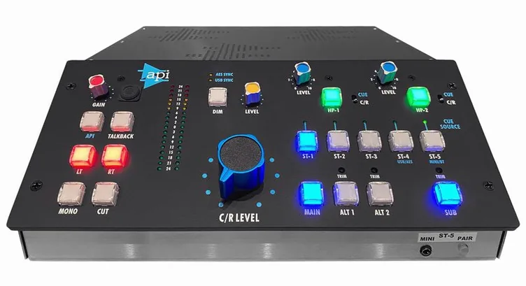 API Audio MC531 Monitor Controller, vue de profil, photo 2