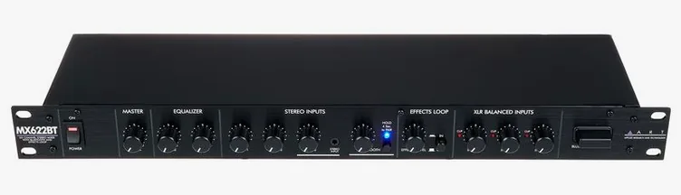 ART MX622BT, face avant et faders, photo 2