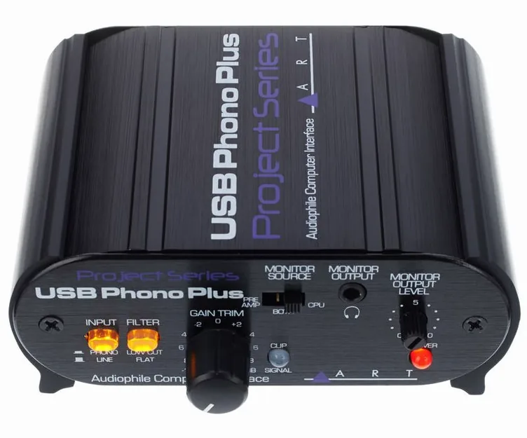 ART USB Phono Plus PS, vue de profil, photo 2