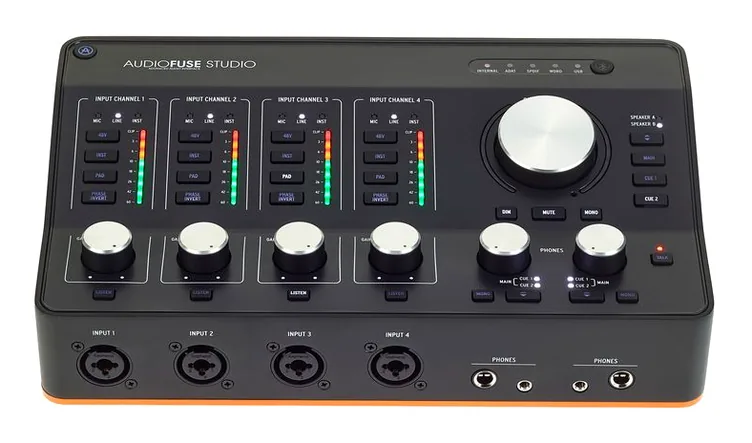Arturia AudioFuse Studio, boutons et voyants, photo 2