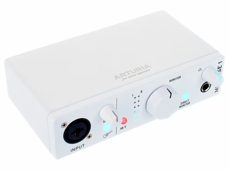 Arturia MiniFuse 1 White, face arrière et connectique, photo 3