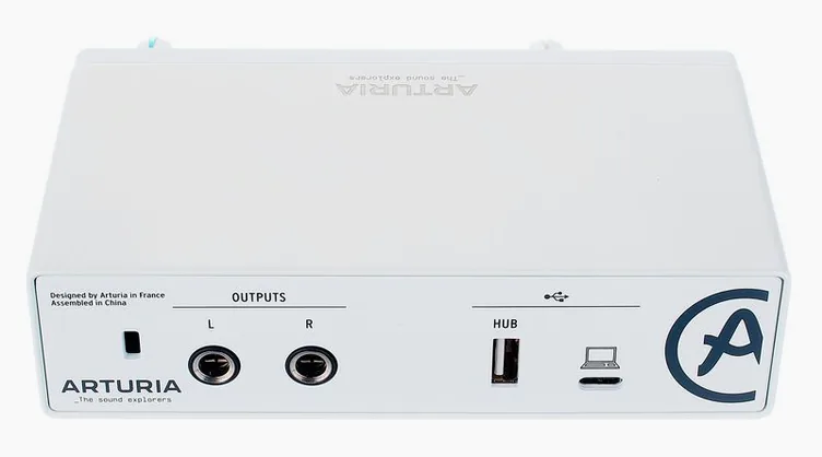 Arturia MiniFuse 1 White, vue de dessus, photo 4