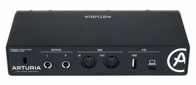 Arturia MiniFuse 2 Black, boutons et voyants, photo 4