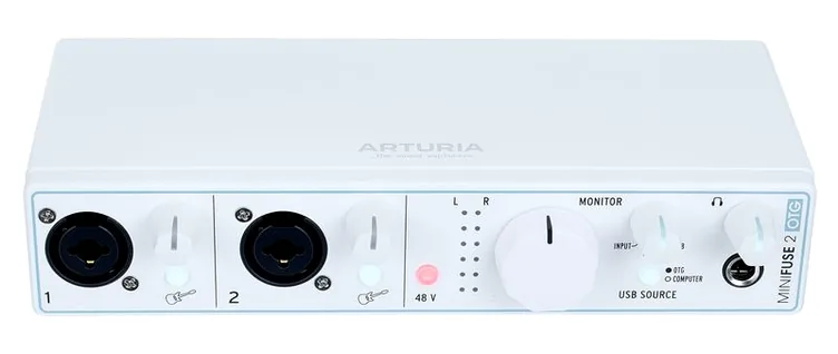 Arturia MiniFuse 2 OTG, face arrière et connectique, photo 2