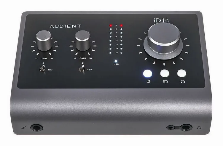 Audient iD14 MKII, face avant, photo 2