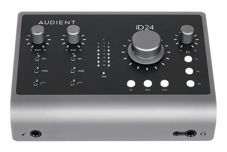 Audient iD24, face avant, photo 2