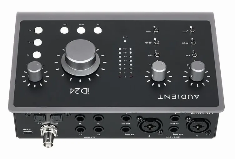 Audient iD24, vue de dessus, photo 4