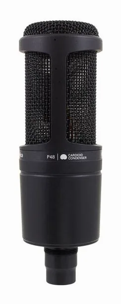 Audio-Technica AT2020, corps et connecteur, photo 2