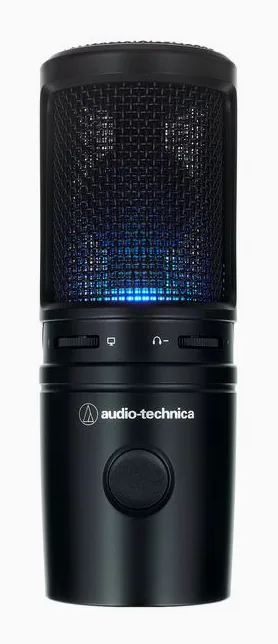 Audio-Technica AT2020USB-X, vue de trois quarts, photo 2