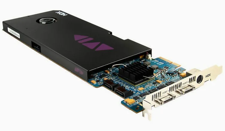 Avid HDX PCIe Card only, vue de dessus, photo 3
