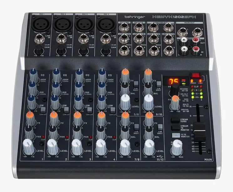 Behringer Xenyx 1202SFX, face arrière, photo 2