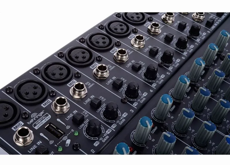 Behringer Xenyx QX2222USB, potentiomètres, photo 4