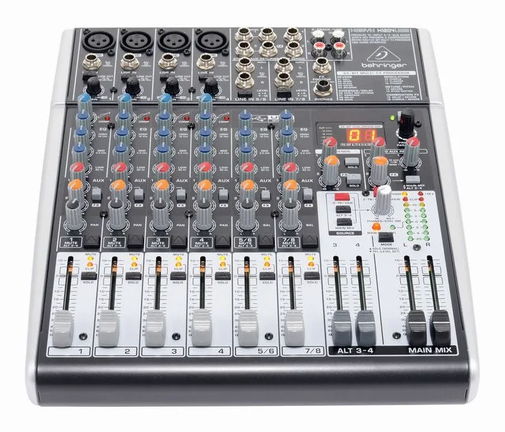 Behringer Xenyx X1204 USB, vue de profil, photo 2