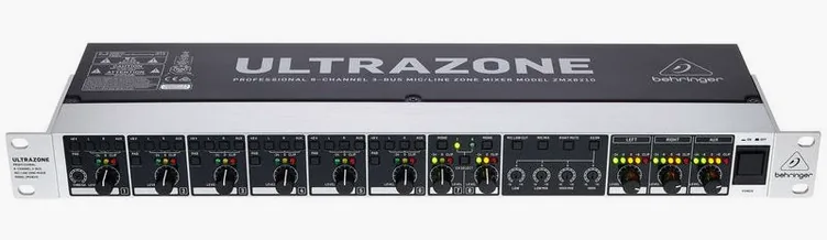 Behringer ZMX8210 V2 Ultrazone, vue de trois quarts, photo 2