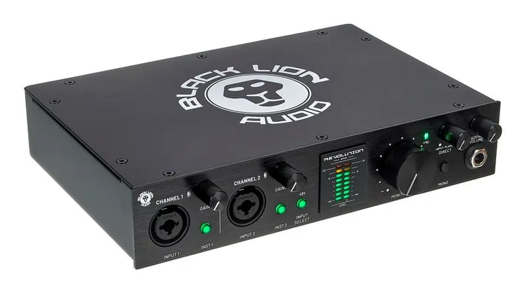 Black Lion Audio Revolution 2x2, face arrière et connectique, photo 3