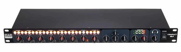 DAP-Audio Compact 8.1, face avant et faders, photo 2