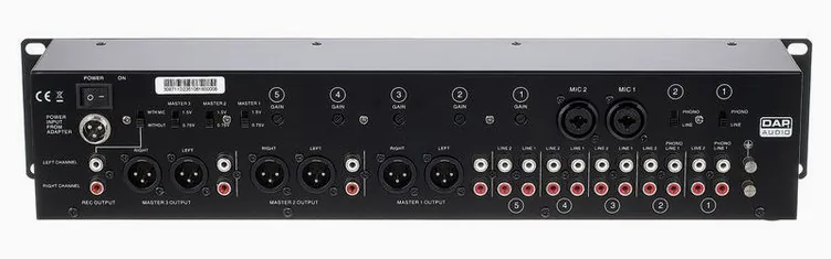 DAP-Audio IMIX-7.3, vue de dessus, photo 4