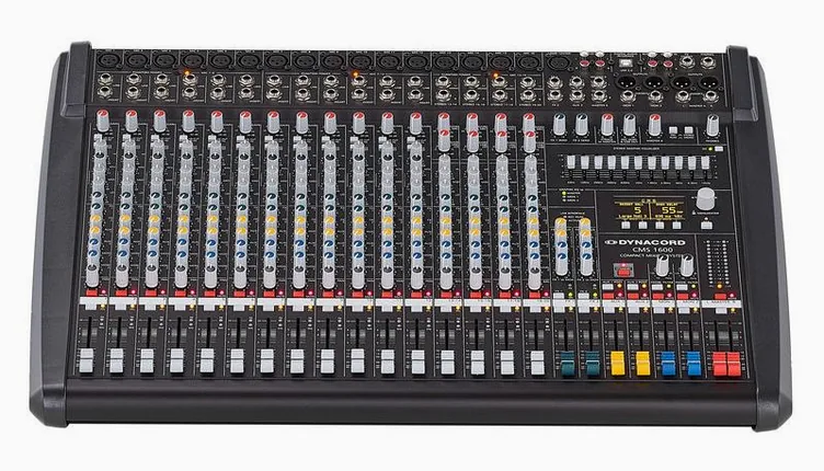 Dynacord CMS1600-3, face avant et faders, photo 2