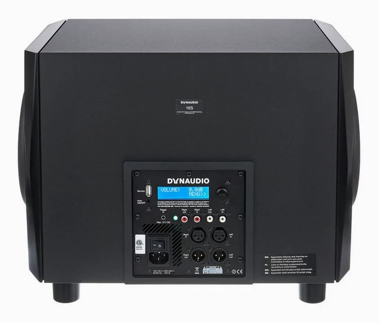 Dynaudio 18S, vue de profil, photo 4