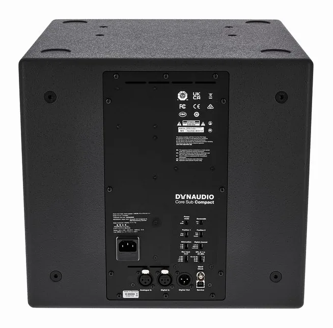 Dynaudio Core Sub Compact, vue de profil, photo 4