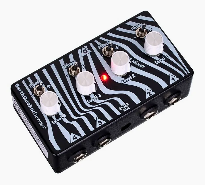 EarthQuaker Devices Four to One Mixer, vue de dessus, photo 3