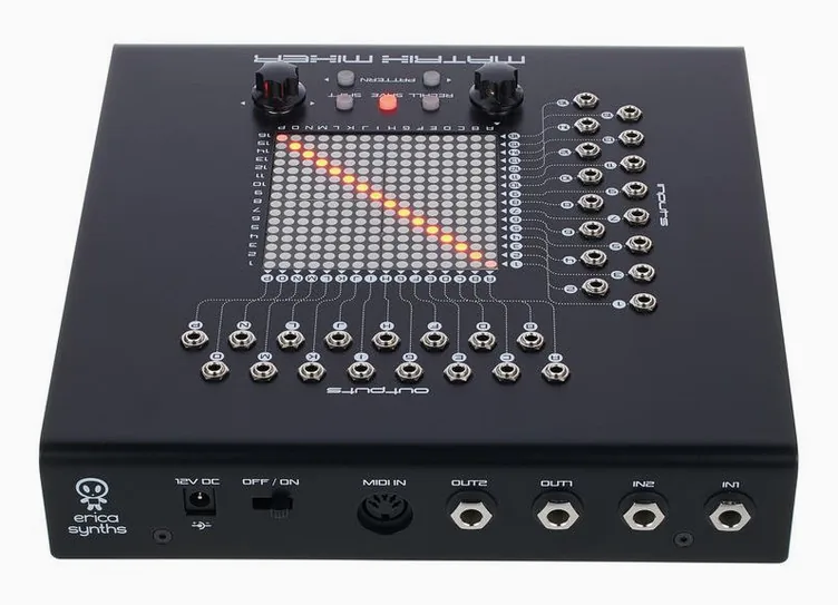 Erica Synths Matrix Mixer, vue de dessus, photo 4