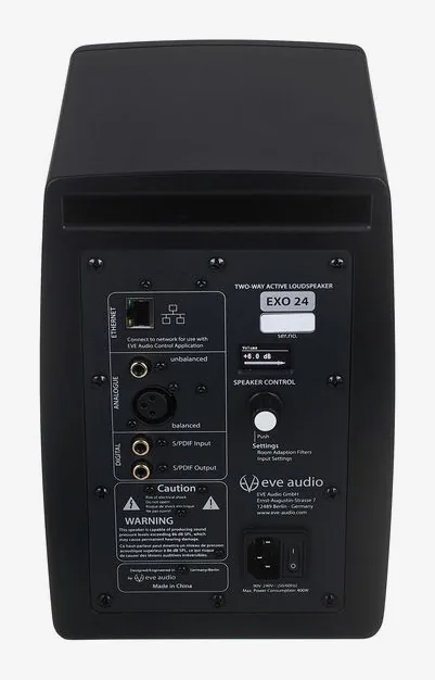 EVE Audio EXO 24, vue de trois quarts, photo 4