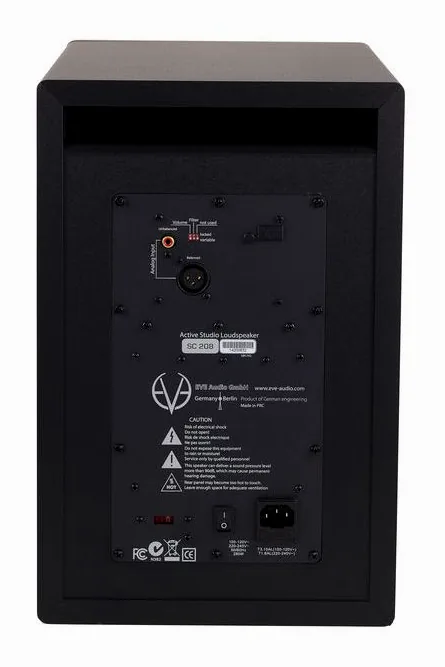 EVE Audio SC208, vue de profil, photo 4