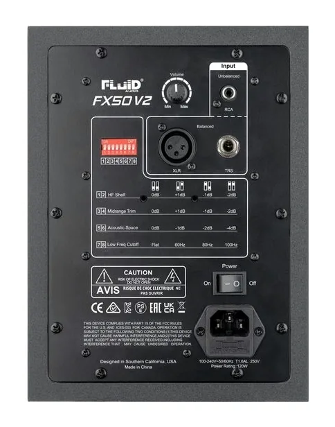 Fluid Audio FX50 V2, vue de face, photo 4
