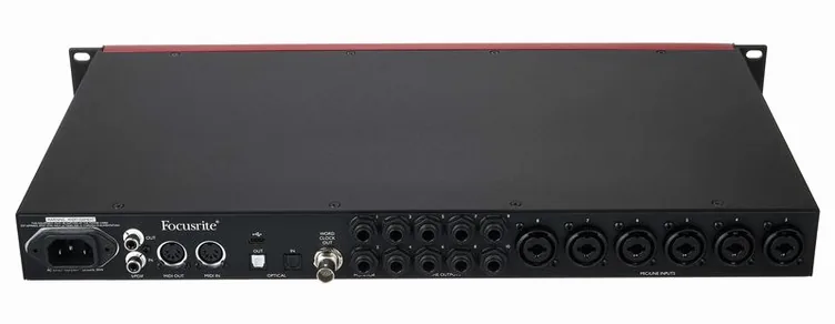 Focusrite Clarett+ 8Pre, boutons et voyants, photo 4