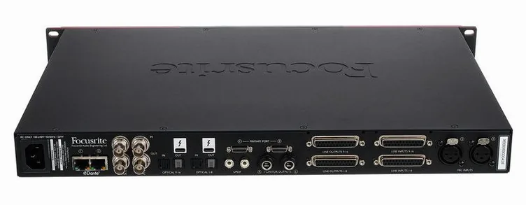Focusrite Red 16 Line, vue de profil, photo 4