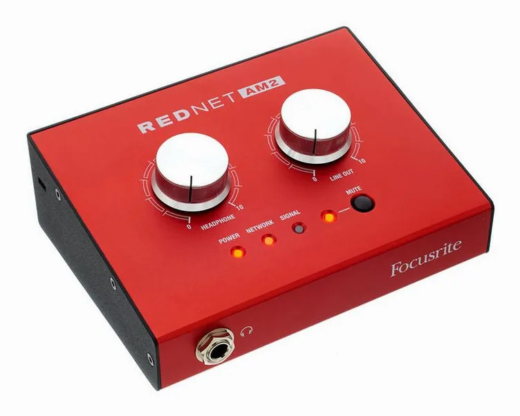 Focusrite RedNet AM2, vue de profil, photo 3