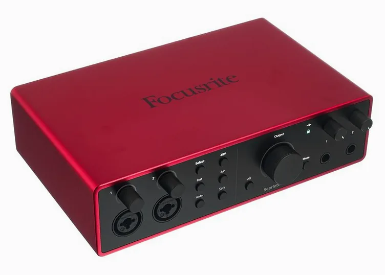 Focusrite Scarlett 16i16 4th Gen, vue de profil, photo 3