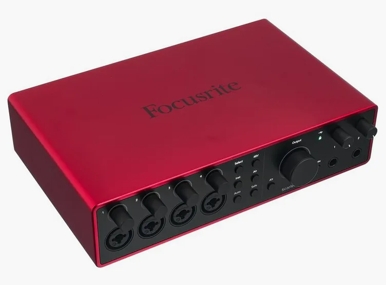 Focusrite Scarlett 18i16 4th Gen, face avant, photo 3