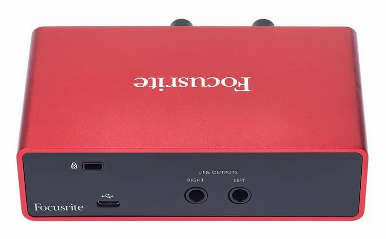 Focusrite Scarlett Solo 3rd Gen, boutons et voyants, photo 4