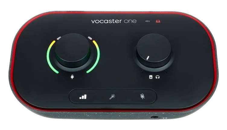 Focusrite Vocaster One, vue de dessus, photo 2