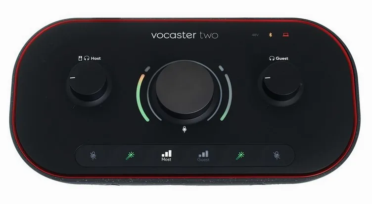 Focusrite Vocaster Two, face arrière, photo 2