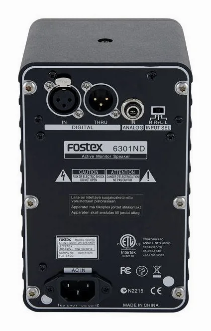 Fostex 6301ND, face arrière, photo 4