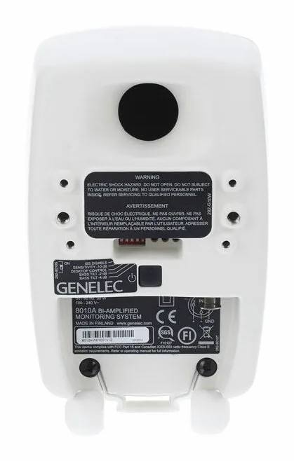 Genelec 8010 AW, vue de trois quarts, photo 4
