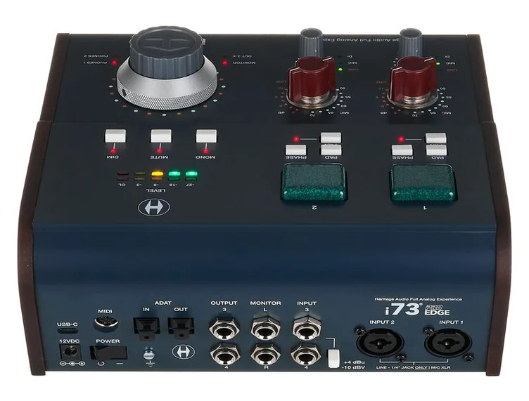 Heritage Audio i73 Pro Edge, vue de profil, photo 4