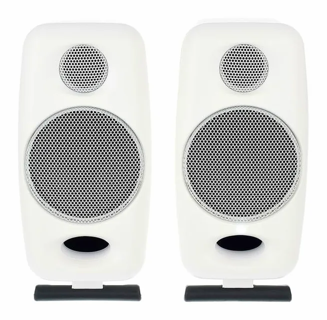 IK Multimedia iLoud Micro Mon. White Edition, vue de face, photo 2