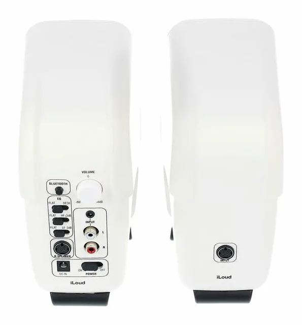 IK Multimedia iLoud Micro Mon. White Edition, vue de face, photo 4