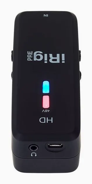 IK Multimedia iRig Pre HD, vue de trois quarts, photo 4