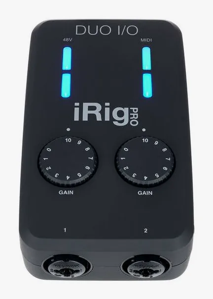 IK Multimedia iRig Pro Duo I/O, face arrière et connectique, photo 2