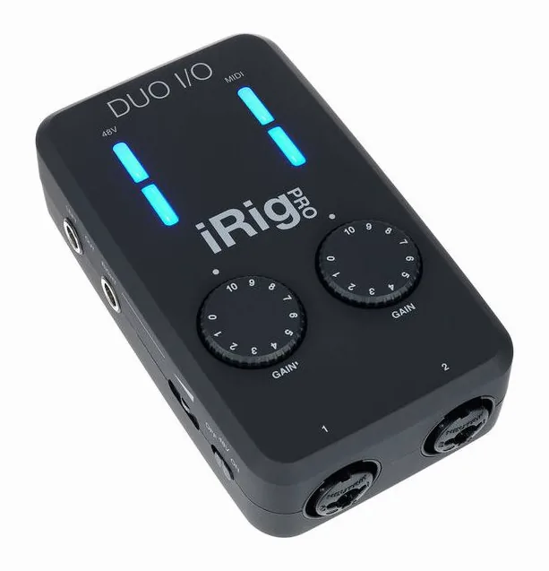 IK Multimedia iRig Pro Duo I/O, face arrière et connectique, photo 3
